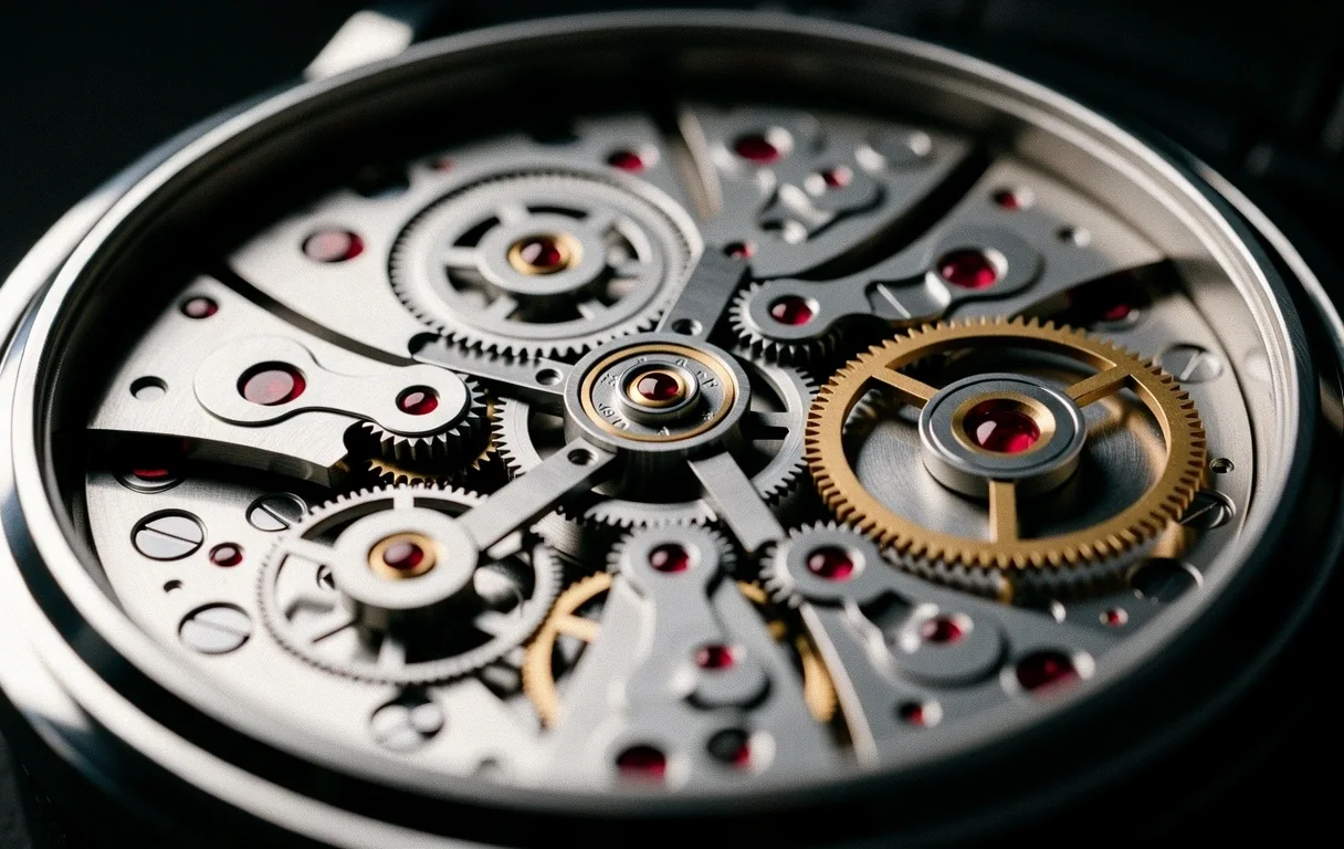 Precision craftsmanship of a luxury timepiece